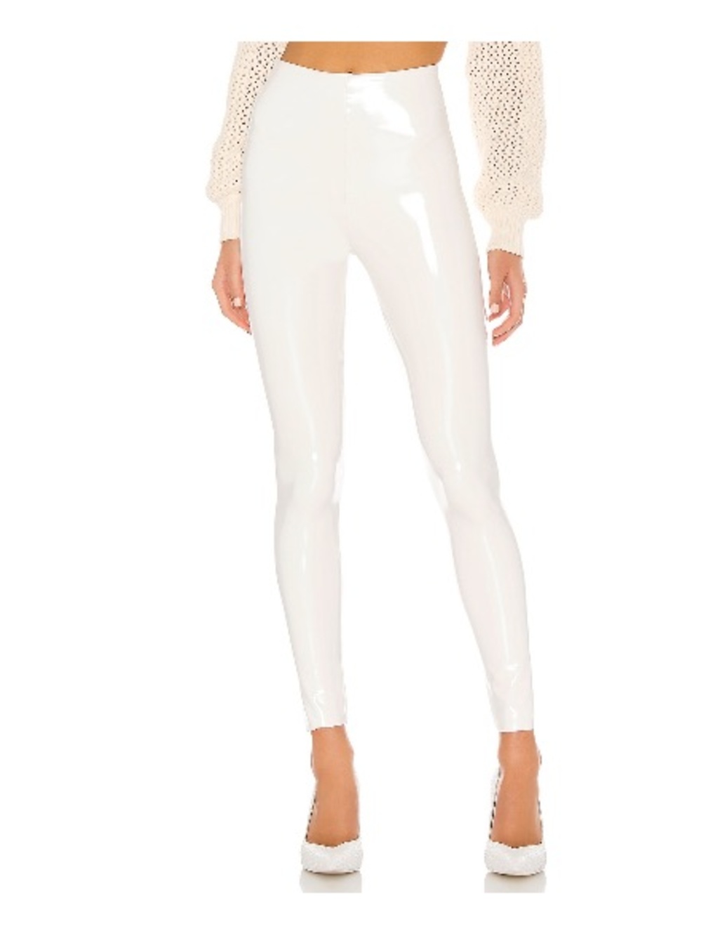 Commando White Patent Leggings